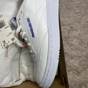 SOLD Brand New Reebok Club C sneakers white with chalk blue sole